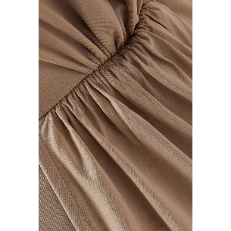 Gauge81 - Suani Asymmetric Maxi Dress in Curpo Neutral