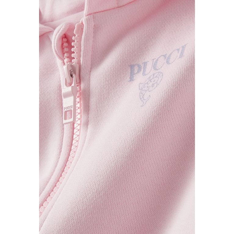 Emilio Pucci - Logo Print Hoodie in Cotton