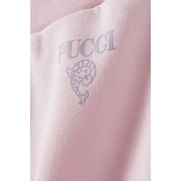 Emilio Pucci - Logo Print Joggers in Cotton