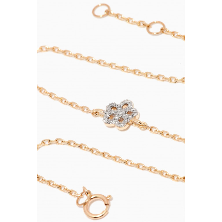 STONE AND STRAND - Open Flower Diamond Bracelet in 10kt Gold