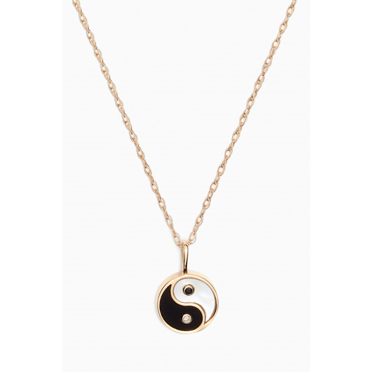 STONE AND STRAND - Opposites Attract Necklace in 14kt Yellow Gold