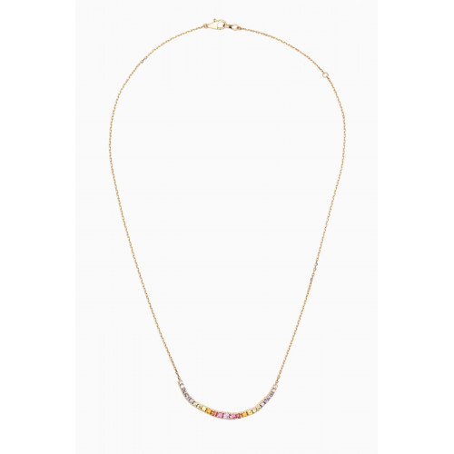 STONE AND STRAND - Unicorn Trail Tennis Necklace in 14kt Yellow Gold