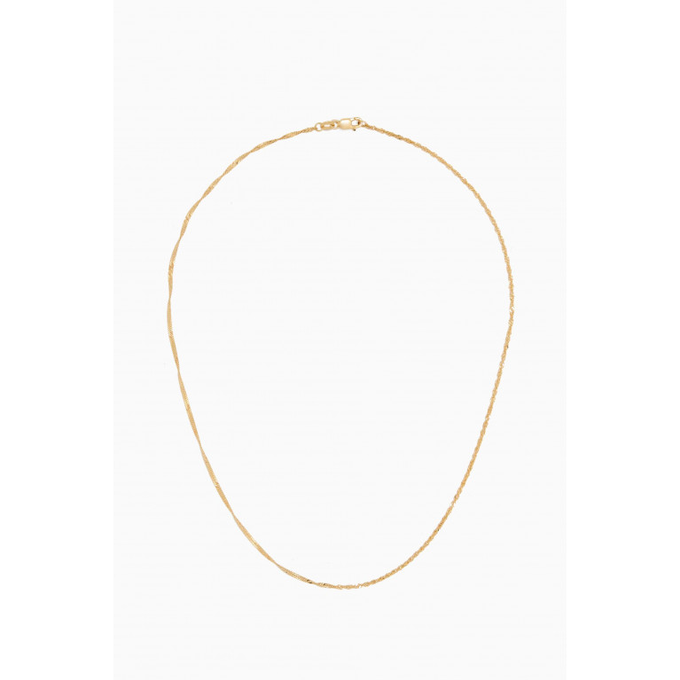 STONE AND STRAND - Glimmer Necklace in 14kt Yellow Gold