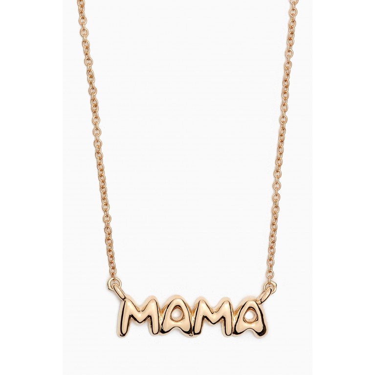 STONE AND STRAND - Bubble Tea Mama Necklace in 10kt Yellow Gold