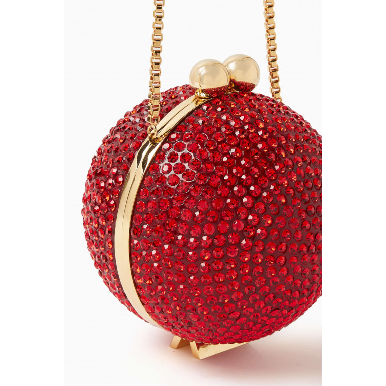 Marzook - Orb Bag in Swarovski Crystal Resin Red