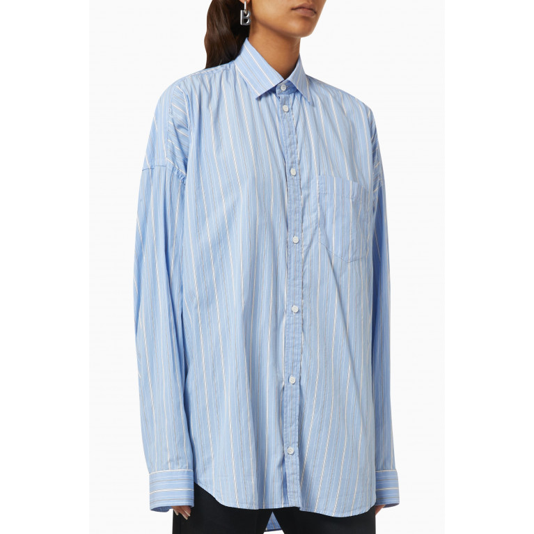 Balenciaga - Cocoon Shirt in Striped Cotton