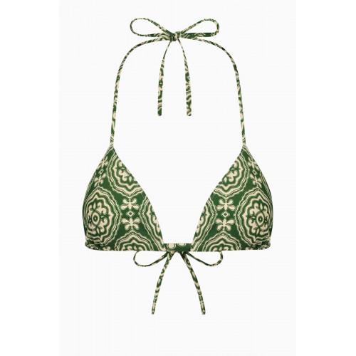 LemLem - Medallion Triangle String Bikini Bra