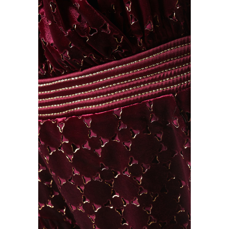 Zhivago - Level Gilded Midi Dress in Velvet