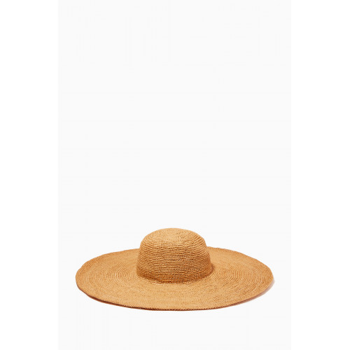 Artesano - Praia Packable Wide Brim Hat in Raffia
