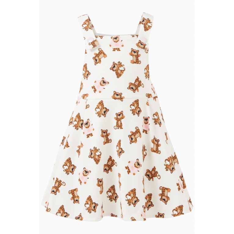 Dolce & Gabbana - Leopard-print Dress in Cotton