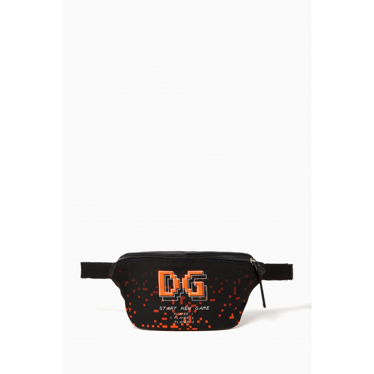 Dolce & Gabbana - DG Logo Gamers Belt Bag in Nylon Black