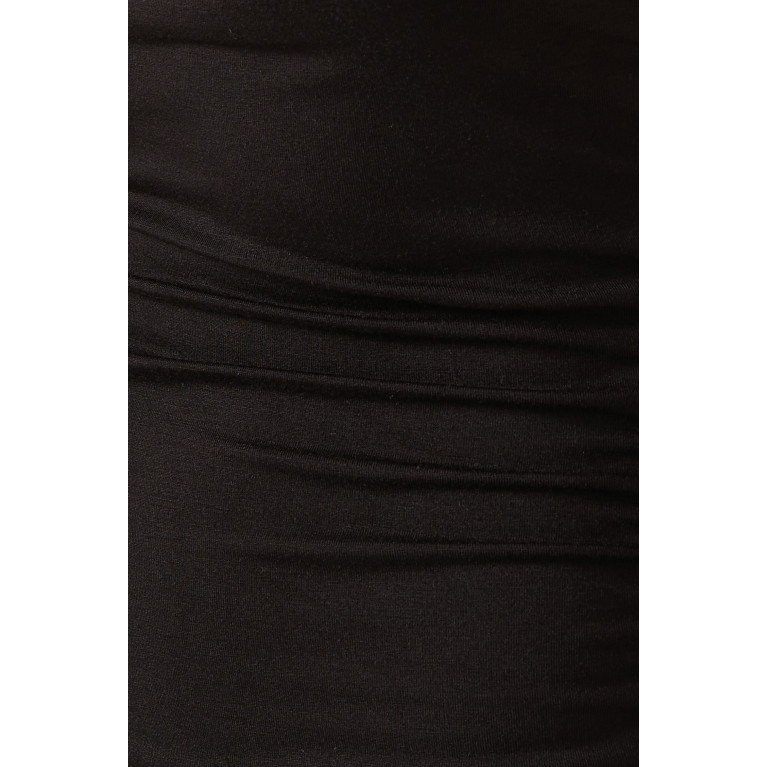 Posse - Suki Ruched Mini Dress in Viscose-jersey