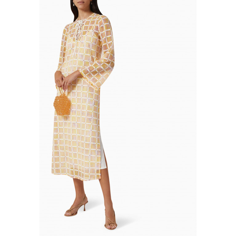 Mergim - Brandy Midi Dress in Cotton Lace