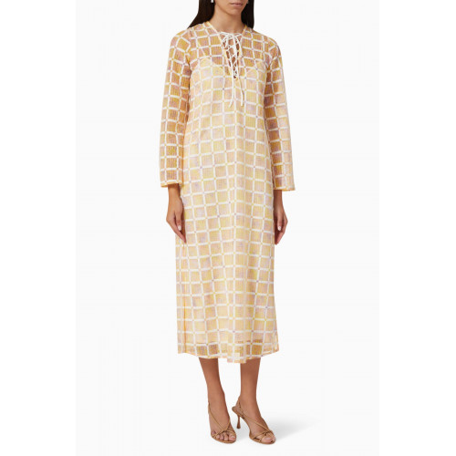 Mergim - Brandy Midi Dress in Cotton Lace