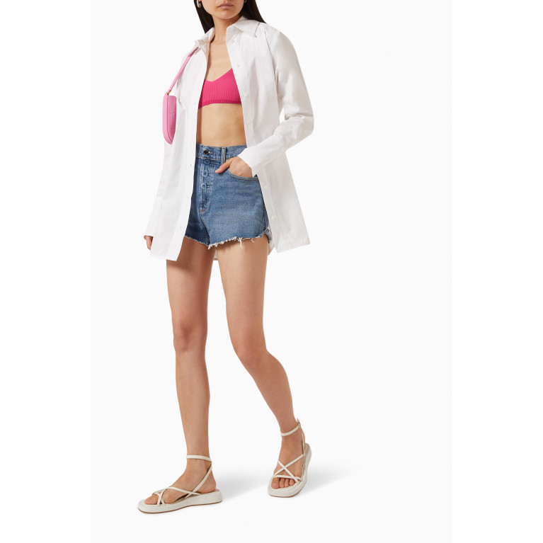 Le Jean - Adele A-line Shorts in Denim