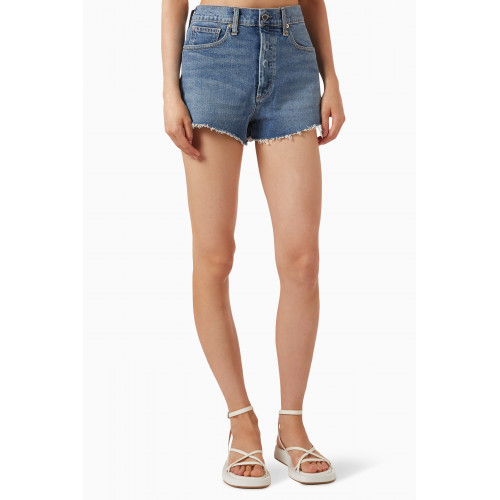 Le Jean - Adele A-line Shorts in Denim