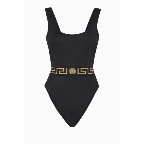 Versace - Greca One-piece Swimsuit in Stretch-nylon