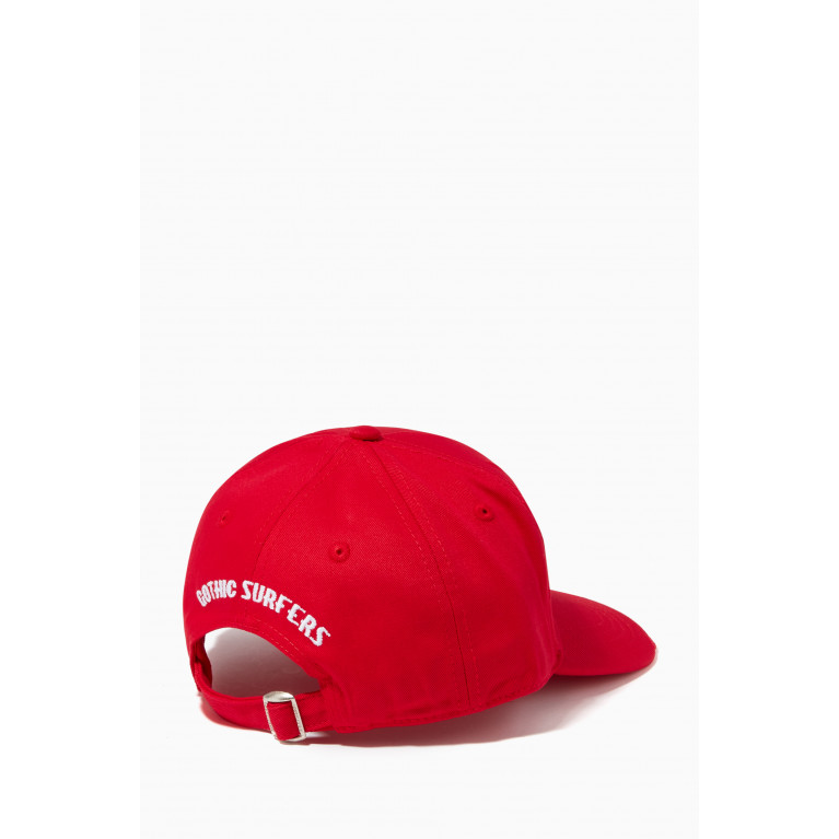 Dsquared2 - Patch Baseball Cap in Gabardine Cotton Red