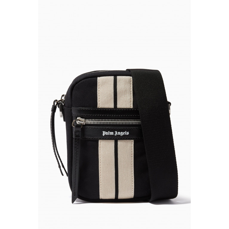 Palm Angels - Venice Track Crossbody Bag in Cotton Canvas