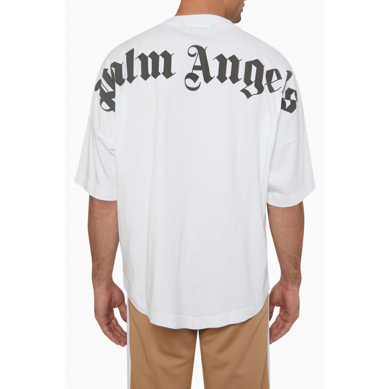 Palm Angels - Classic Logo T-shirt in Cotton Jersey White