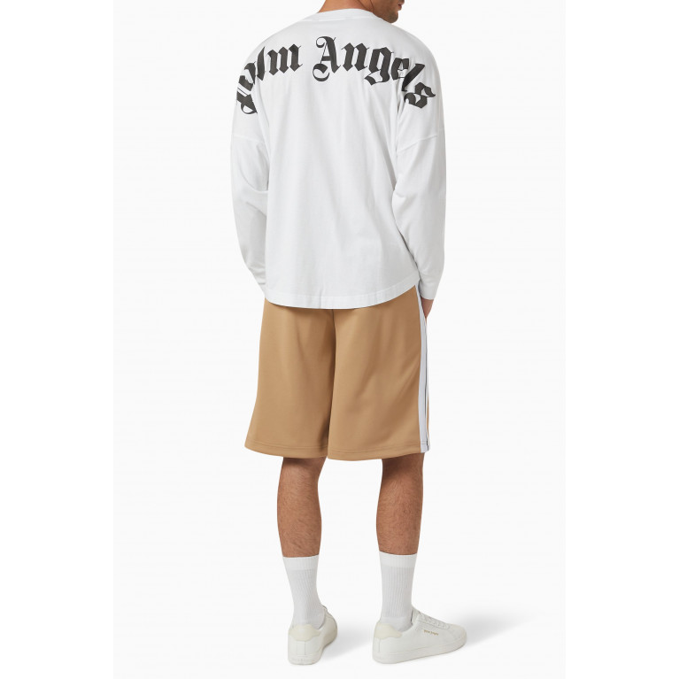 Palm Angels - Classic Logo T-shirt in Cotton White