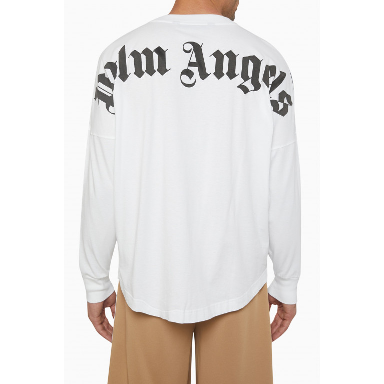 Palm Angels - Classic Logo T-shirt in Cotton White
