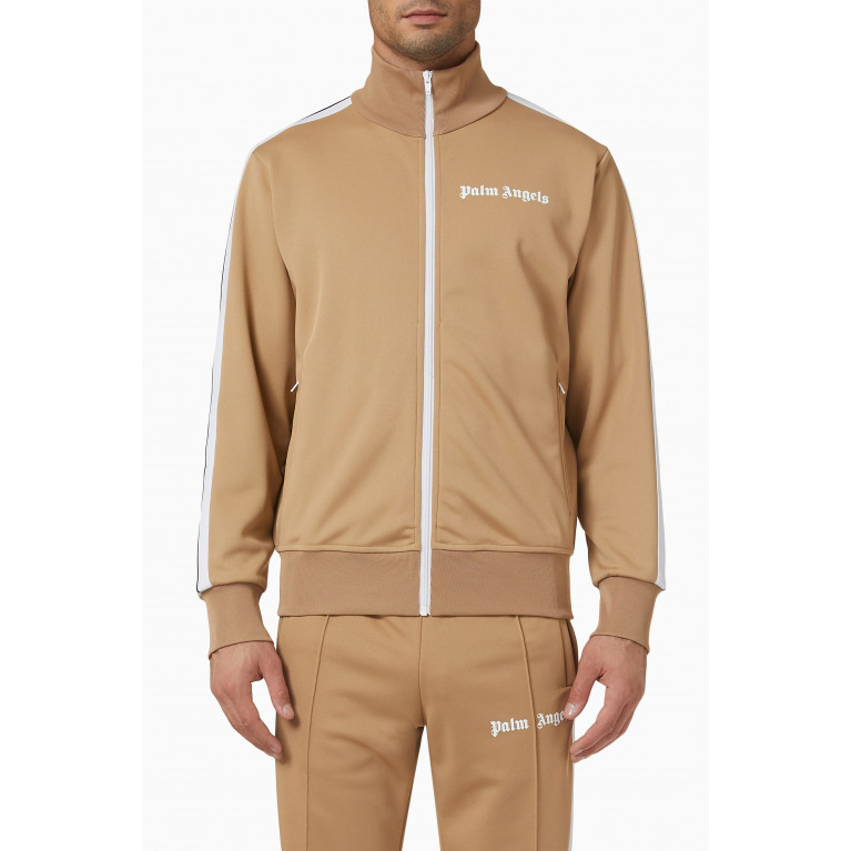 Palm Angels - Classic Logo Track Jacket in Nylon Neutral