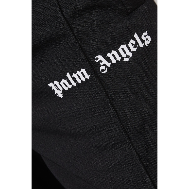 Palm Angels - Classic Logo Track Shorts in Technical Fabric Black