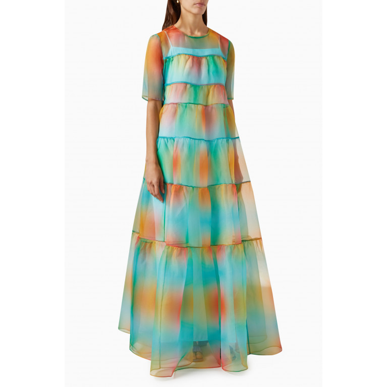 Staud - Hyacinth Maxi Dress in Organza
