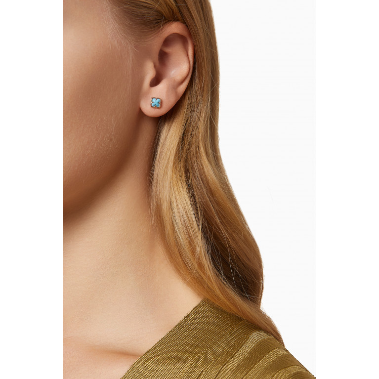 LaBella - Sharazad Jasmin Diamond Drop Earrings in 18kt Rose Gold