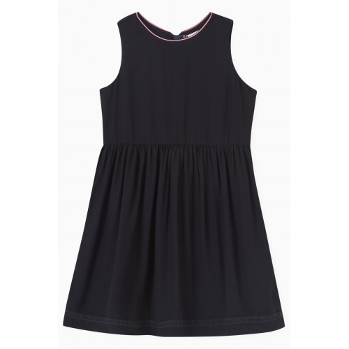 Tommy Hilfiger - Lace Tape Dress in Viscose Blue