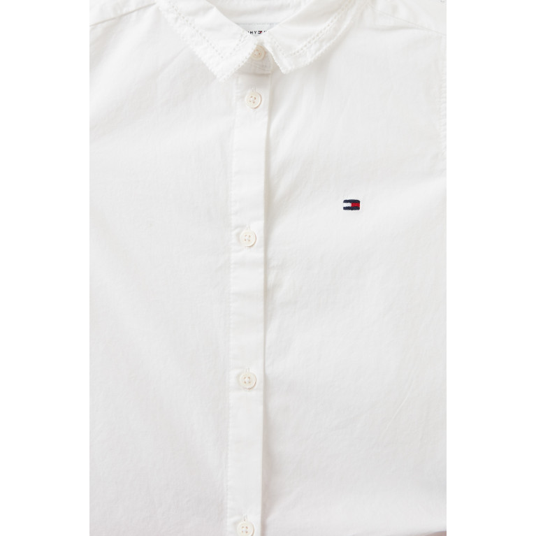 Tommy Hilfiger - Logo Puff-sleeve Polo in Organic Cotton