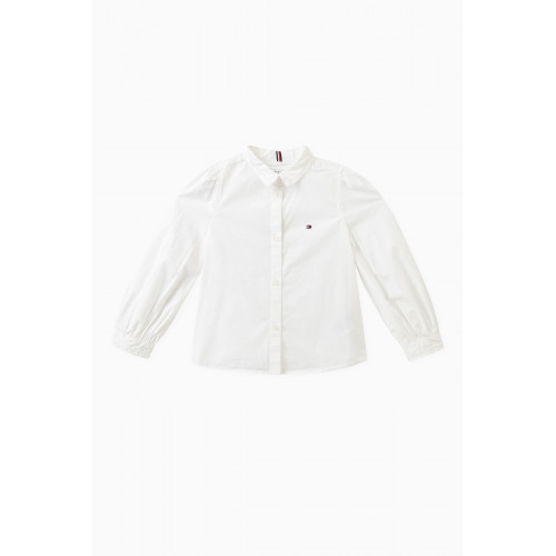 Tommy Hilfiger - Logo Puff-sleeve Polo in Organic Cotton