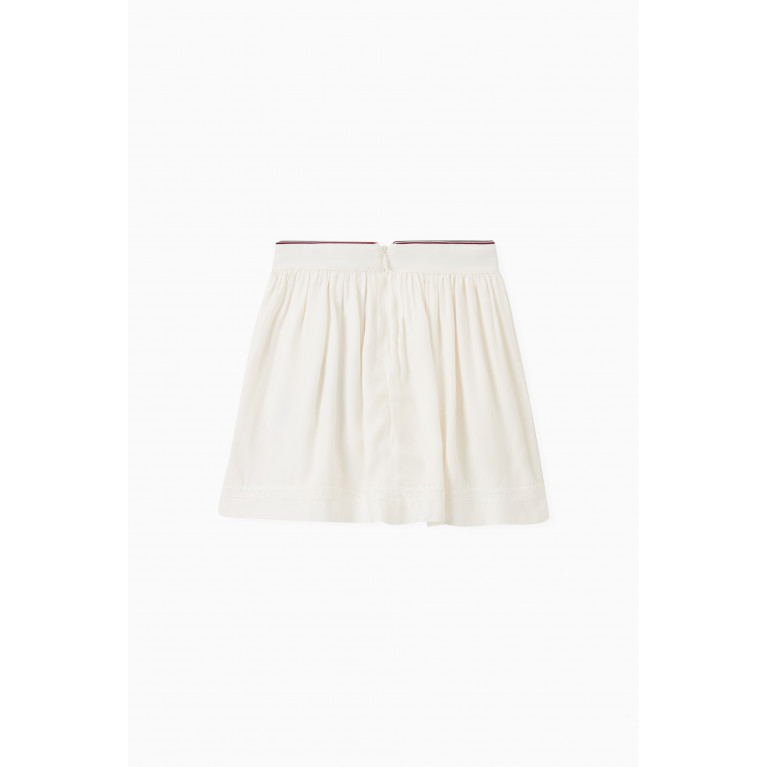 Tommy Hilfiger - Lace Tape Skirt in Viscose White