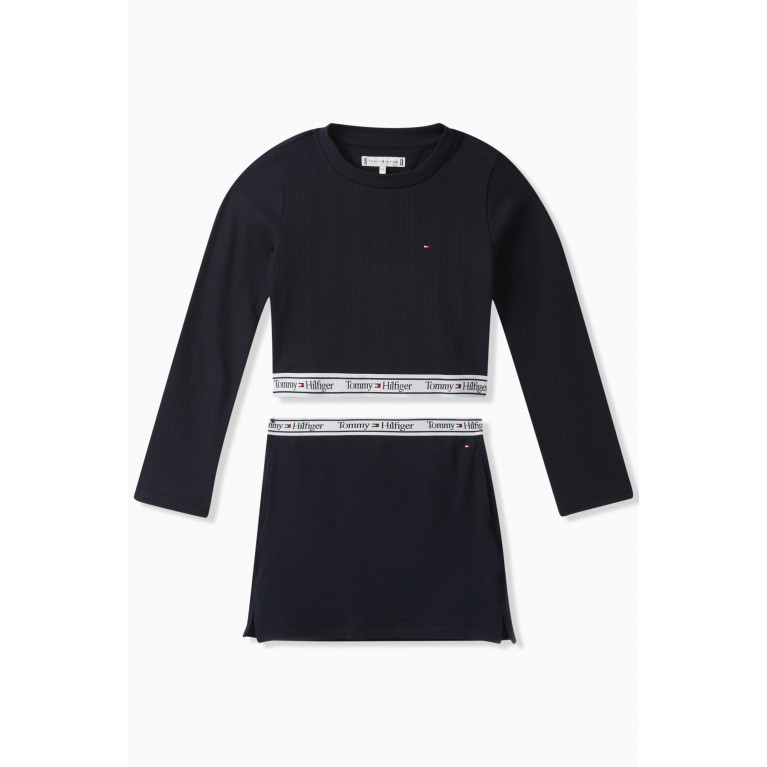 Tommy Hilfiger - Logo Tape Mini Skirt in Organic Cotton