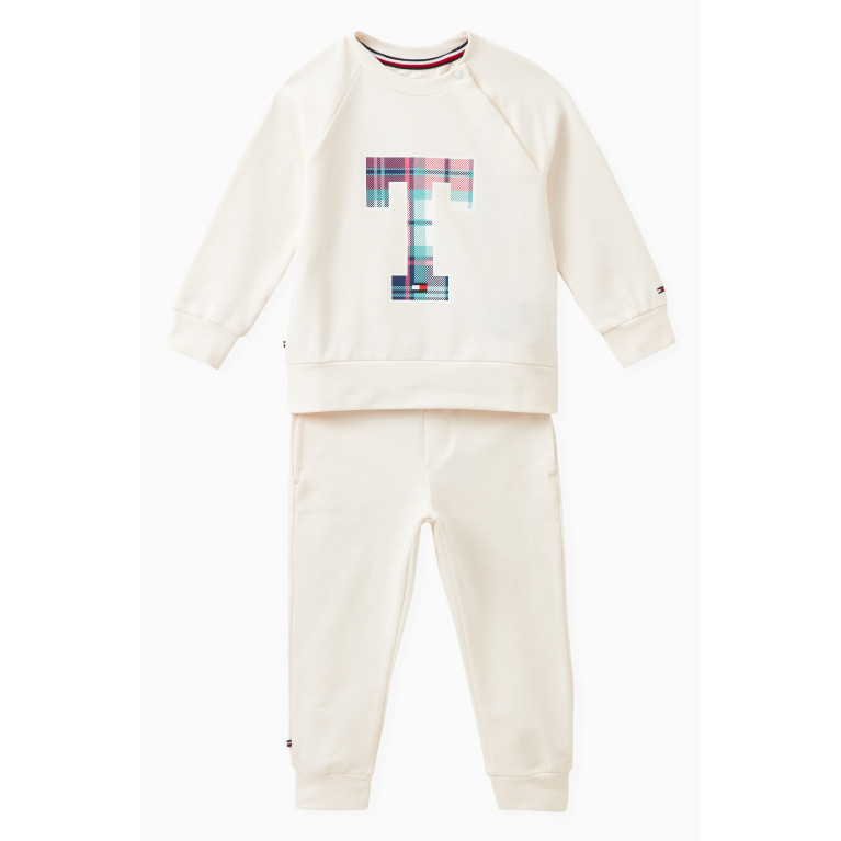 Tommy Hilfiger - Tartan Logo Tracksuit in Cotton
