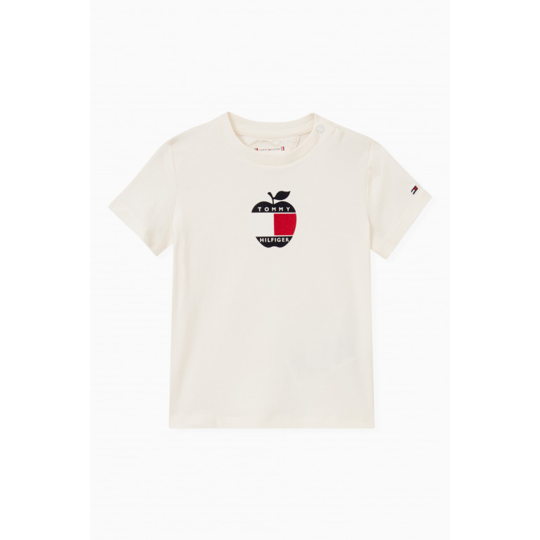 Tommy Hilfiger - Apple Logo T-shirt in Cotton