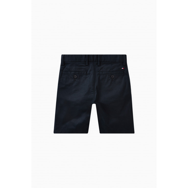 Tommy Hilfiger - Flag-detail Chino Shorts in Cotton