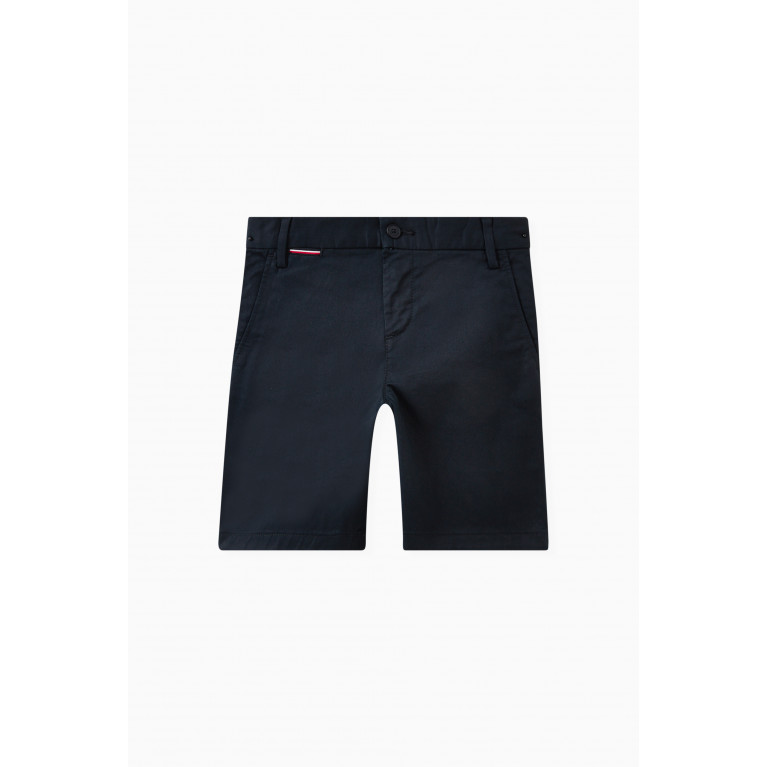 Tommy Hilfiger - Flag-detail Chino Shorts in Cotton