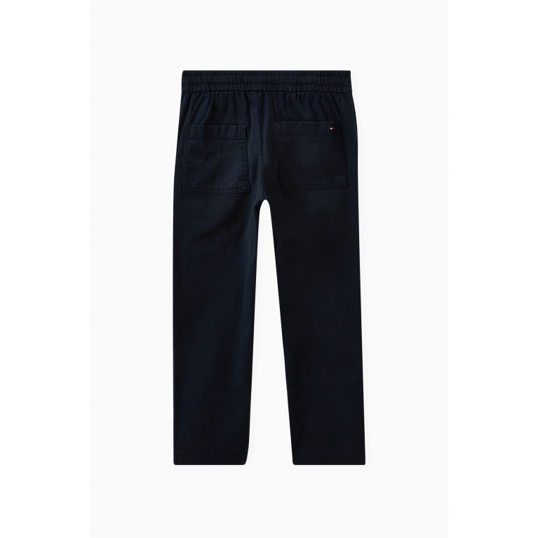 Tommy Hilfiger - Drawstring Pull-on Pants in Cotton