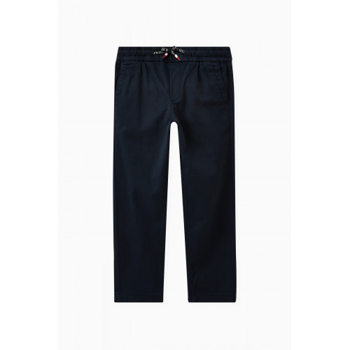 Tommy Hilfiger - Drawstring Pull-on Pants in Cotton