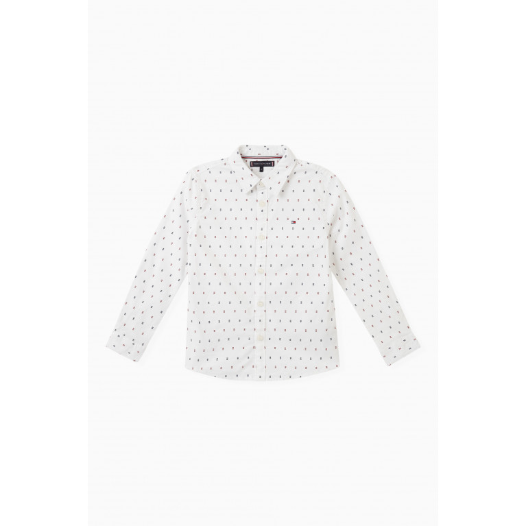 Tommy Hilfiger - Oxford Shirt in Cotton White