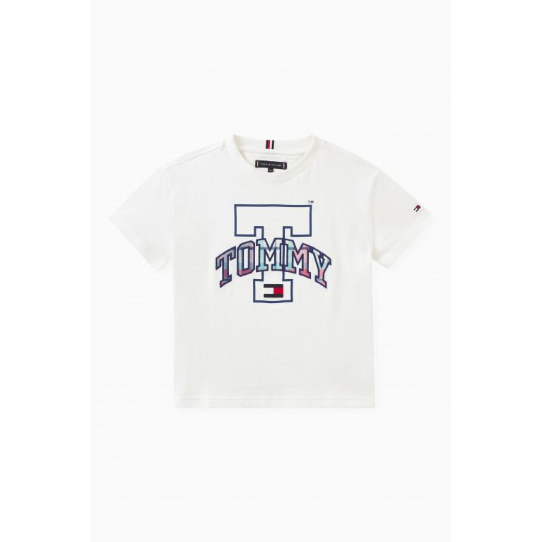 Tommy Hilfiger - Logo Embroidered T-shirt in Cotton