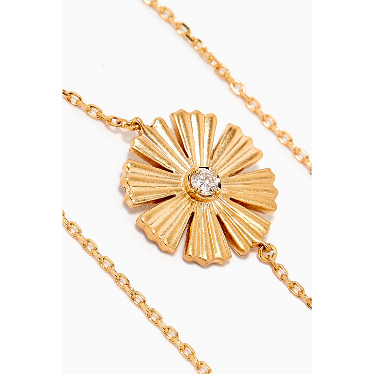 Damas - Farfasha SunKiss Diamond & Mother of Pearl Bracelet in 18kt Gold