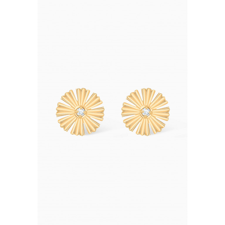Damas - Farfasha SunKiss Diamond Stud Earrings in 18kt Gold