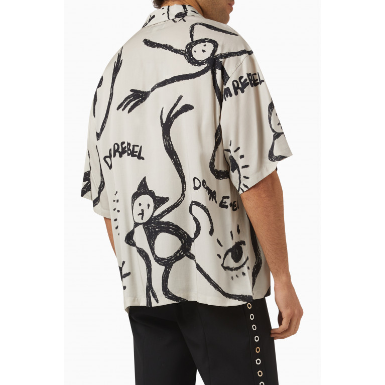 Dom Rebel - Slender Shirt in Rayon