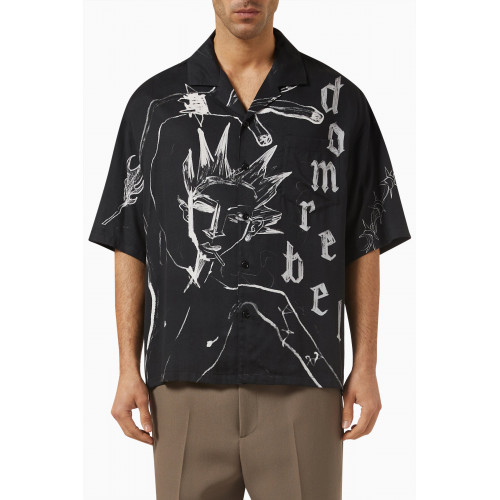 Dom Rebel - Sway Shirt in Rayon