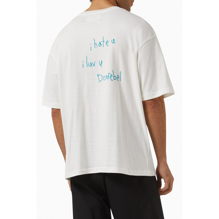 Dom Rebel - Toby T-shirt in Cotton Jersey Neutral