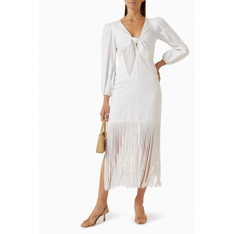 No Pise La Grama - Marea Dress in Linen White