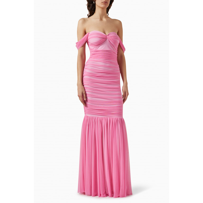 Norma Kamali - Walter Fishtail Gown in Mesh